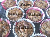 Paleo Carrot and Raisin&nbsp;Muffins